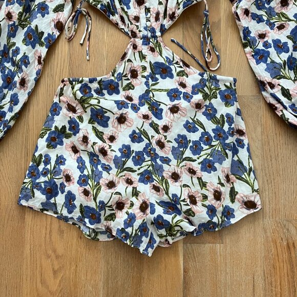 Sabo Skirt Arturo Floral Playsuit Romper - Picture 7 of 9